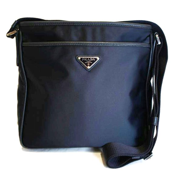 Prada Tessuto Nylon Shoulder Bag Navy - Picture 1 of 5
